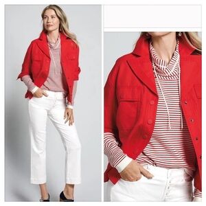 Cabi Detour Jacket Red NWOT